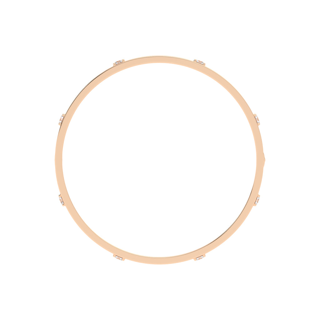 Athena Greek Key Diamond Bangle