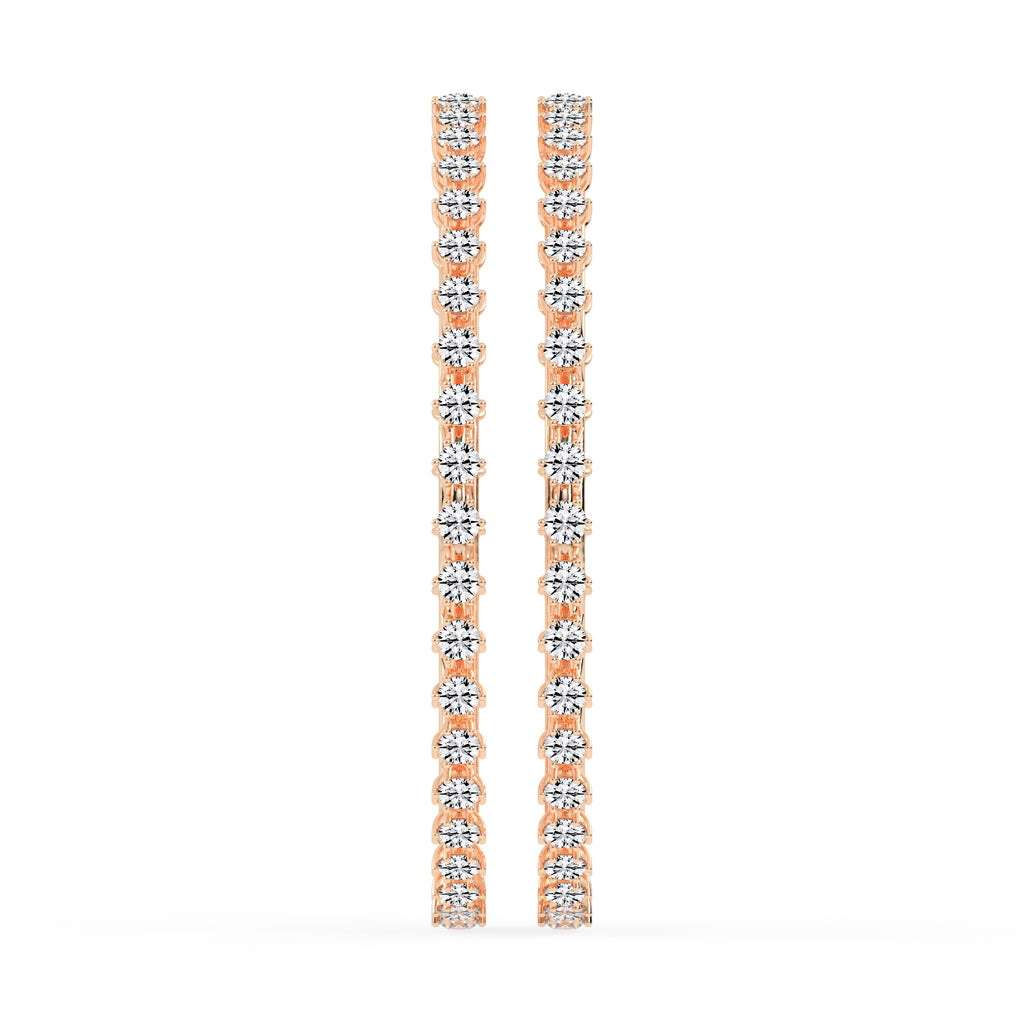 Aurora Prong-Set Diamond Bangles