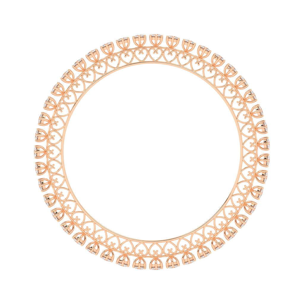 Aurora Prong-Set Diamond Bangles