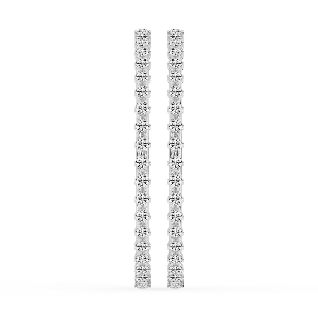 Aurora Prong-Set Diamond Bangles