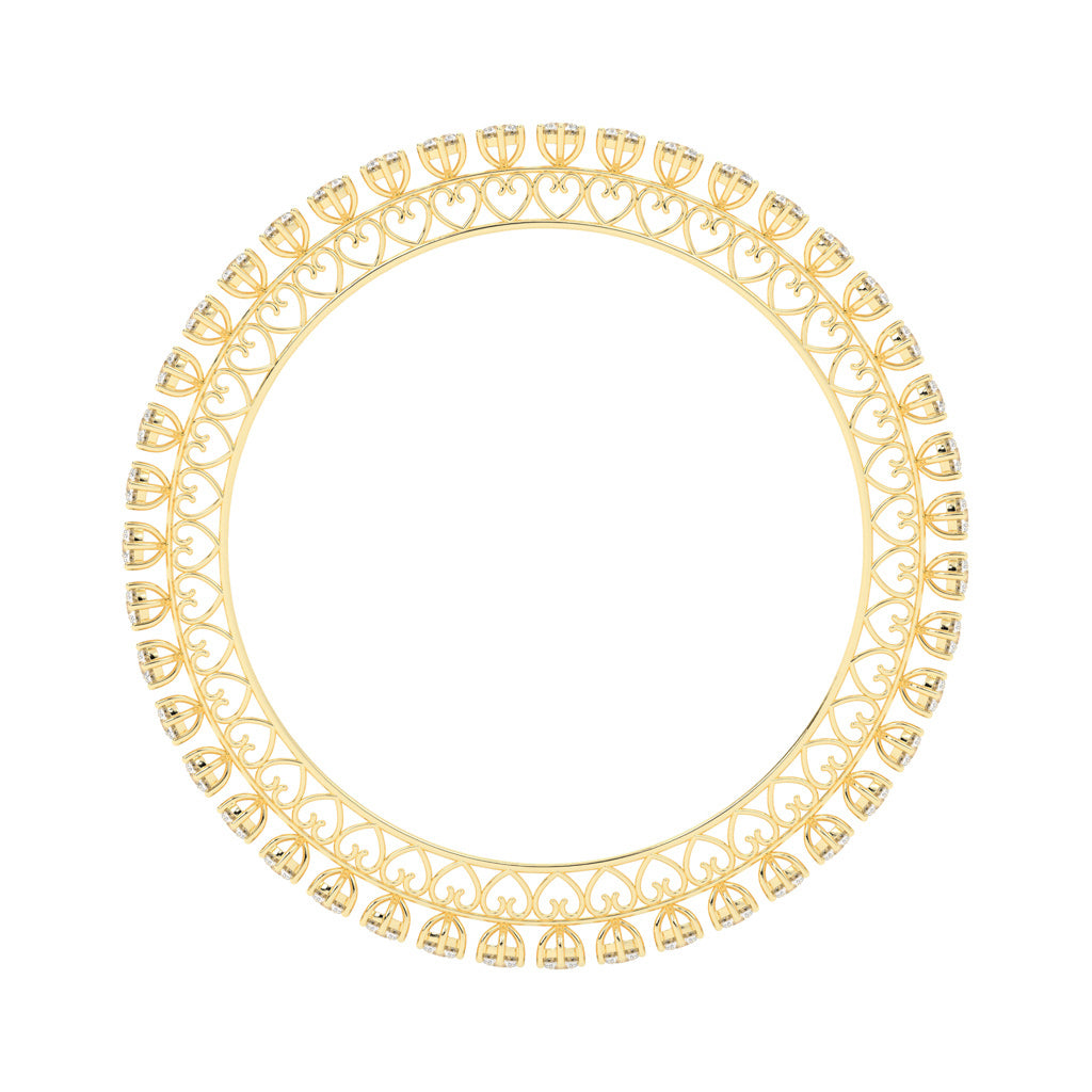 Aurora Prong-Set Diamond Bangles