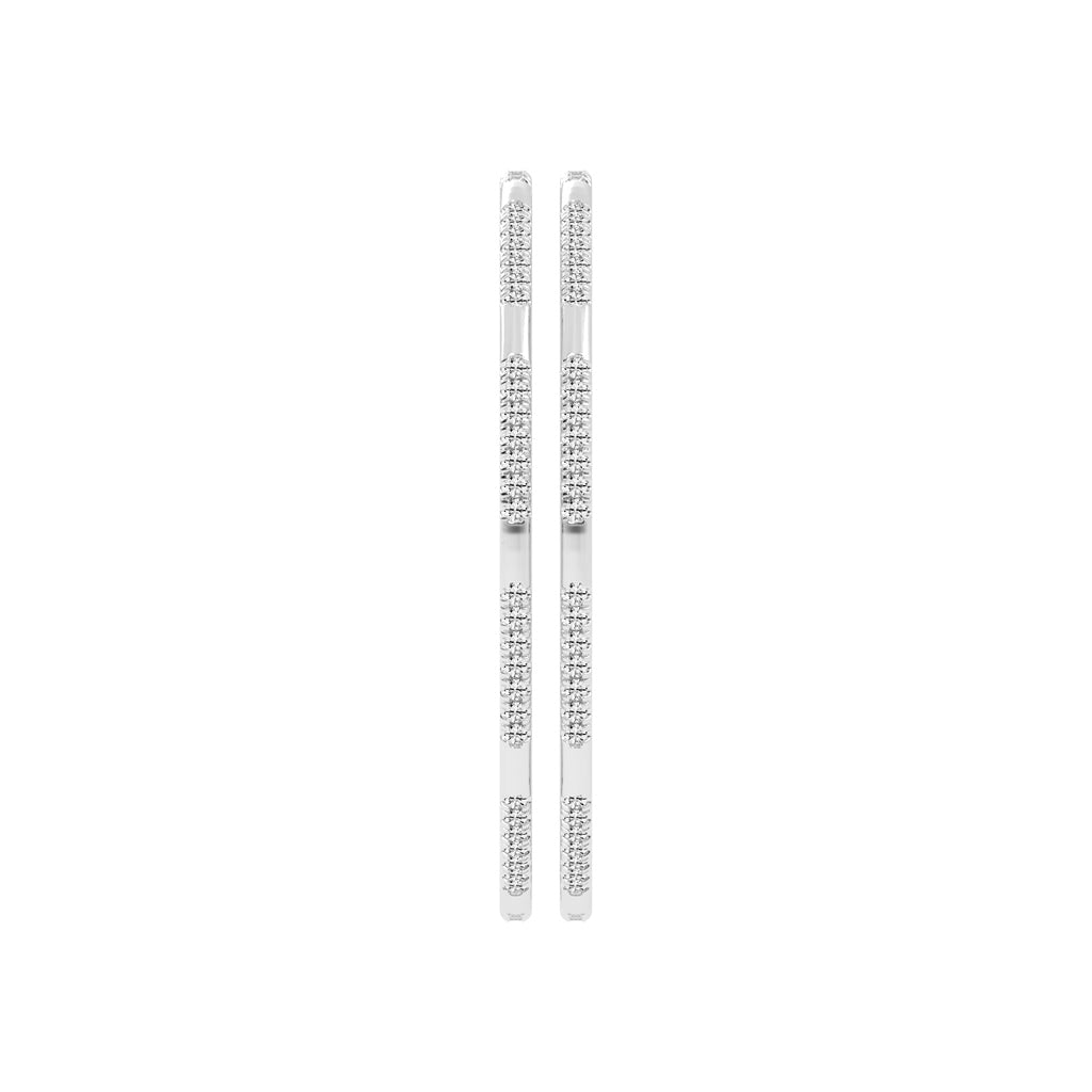 Contemporary Dual-Row Sparkling Bangle