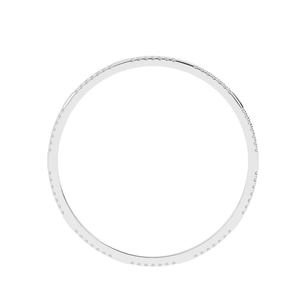 Contemporary Dual-Row Sparkling Bangle