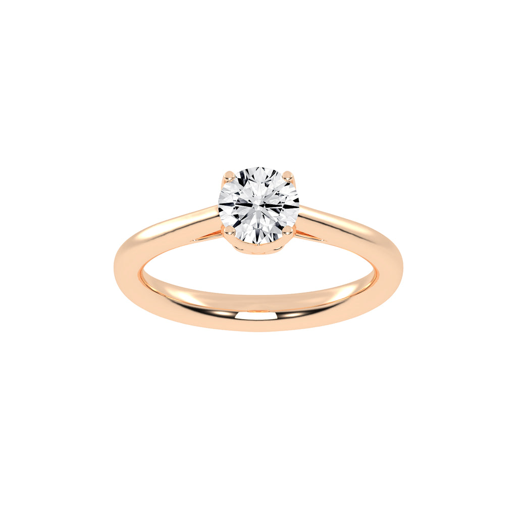 Solvista round cut solitaire lab diamond ring
