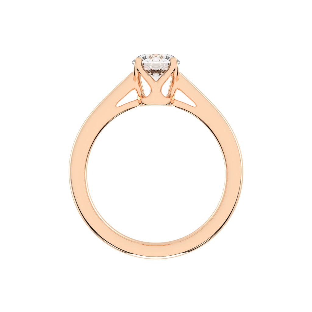 Solvista round cut solitaire lab diamond ring