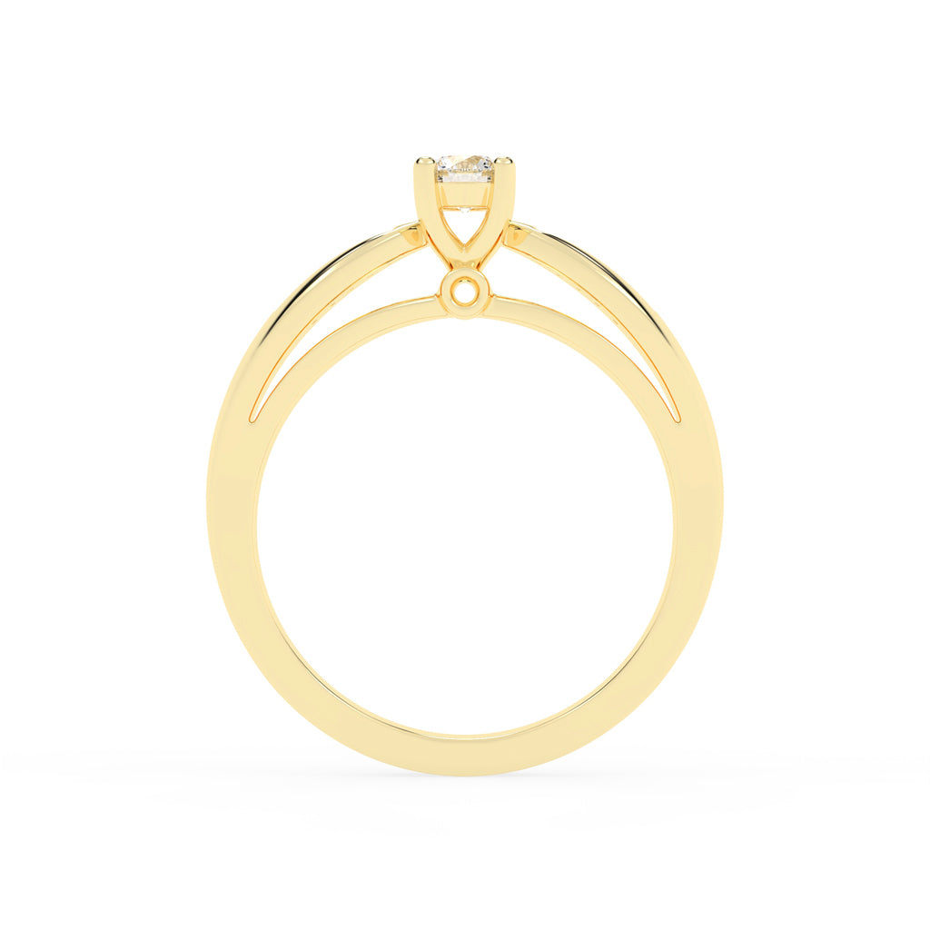 Modern Grace Solitaire Ring