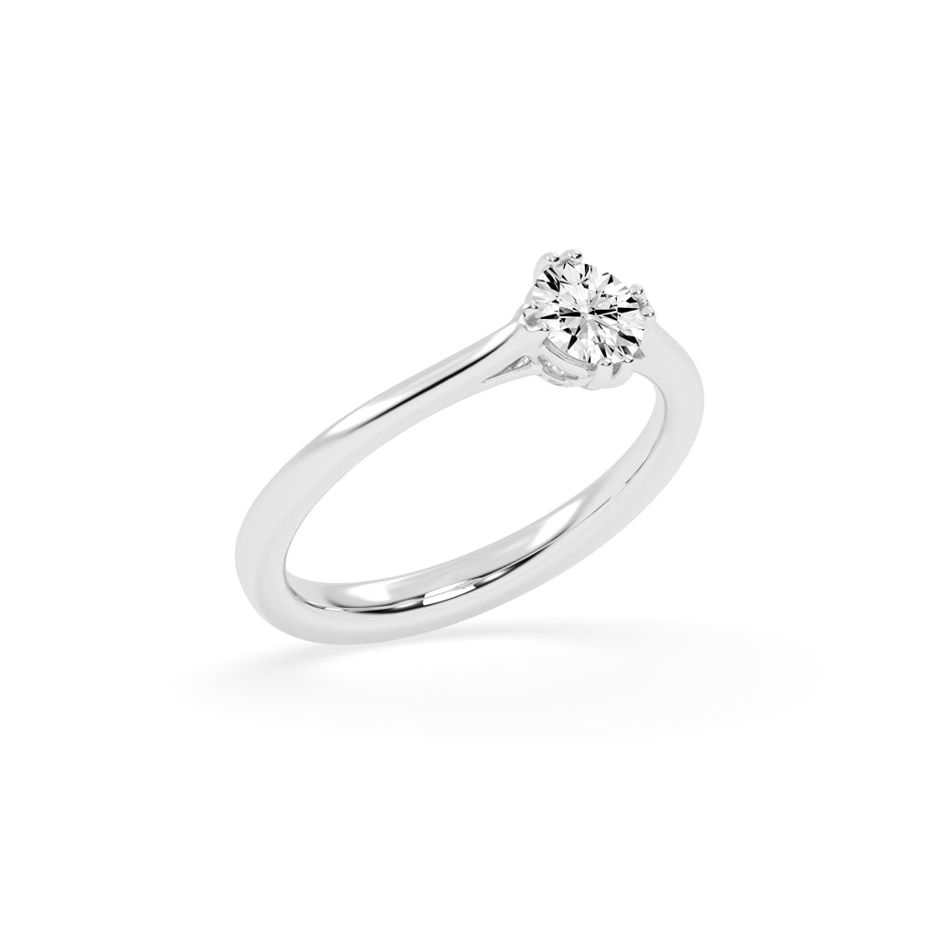 Beautiful Solitaire Love Ring
