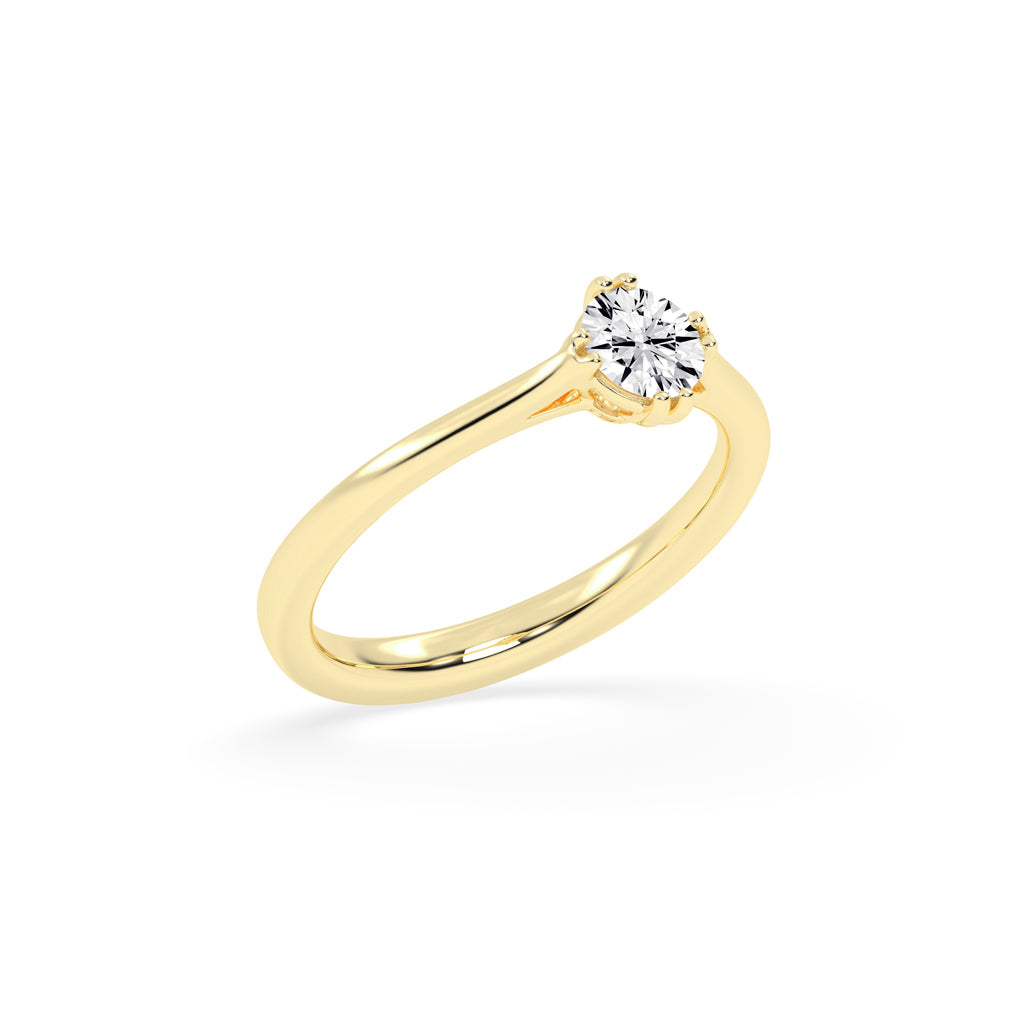 Beautiful Solitaire Love Ring