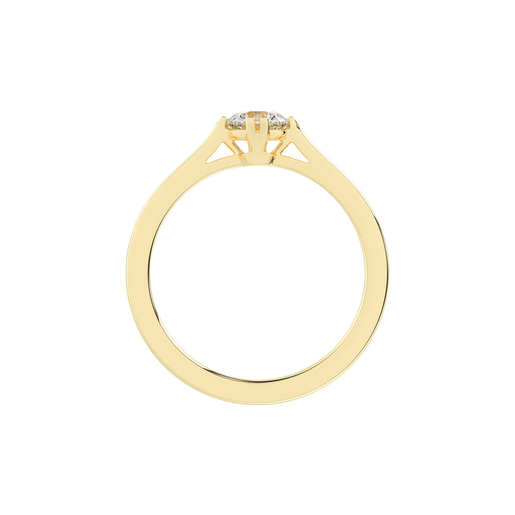 Beautiful Solitaire Love Ring
