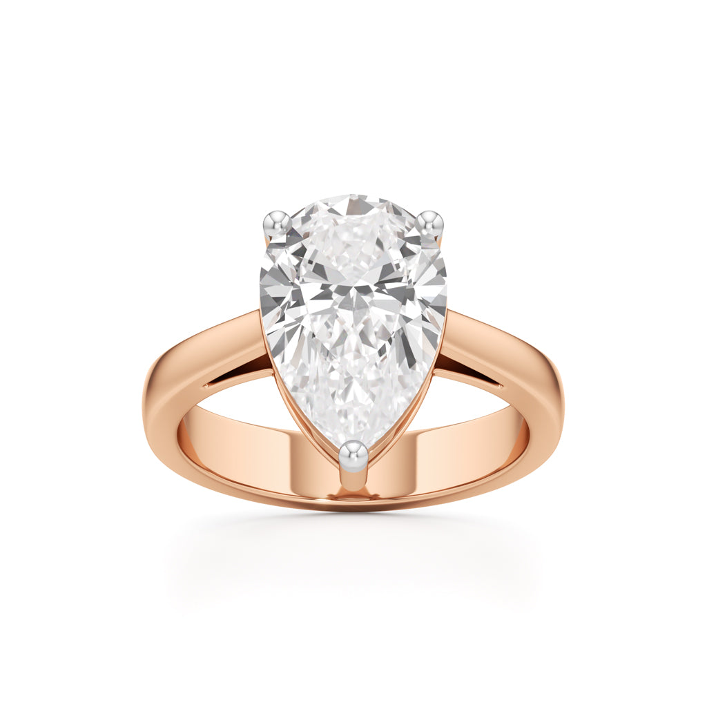 Elysia Pear Diamond Ring