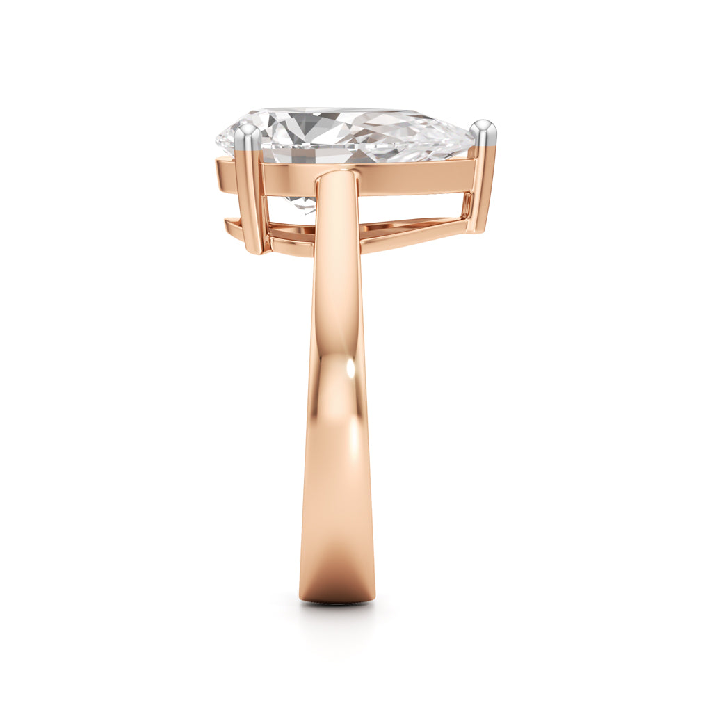 Elysia Pear Diamond Ring