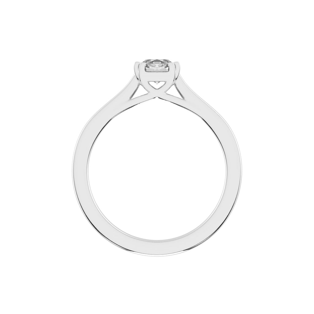Solatria six prong round solitaire lab diamond ring