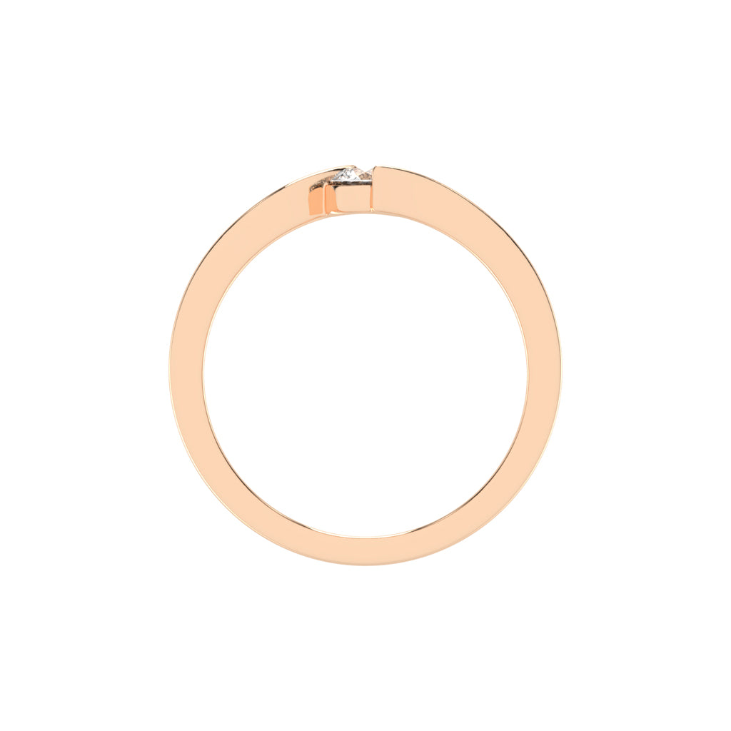 Elysira Split Shank Classic Lab Diamond Ring
