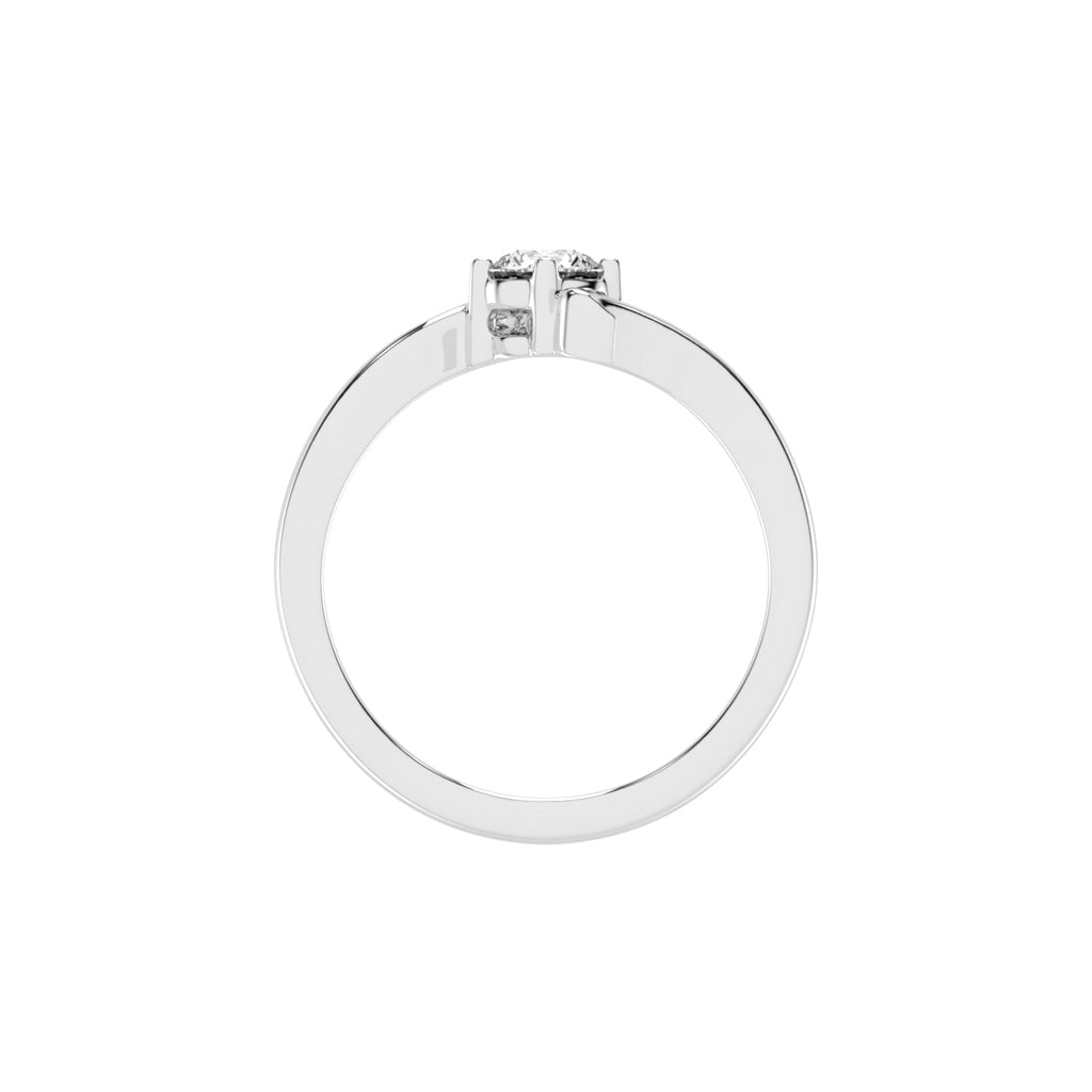 Brilluxe Braided Round Cut Classic Lab Diamond Ring