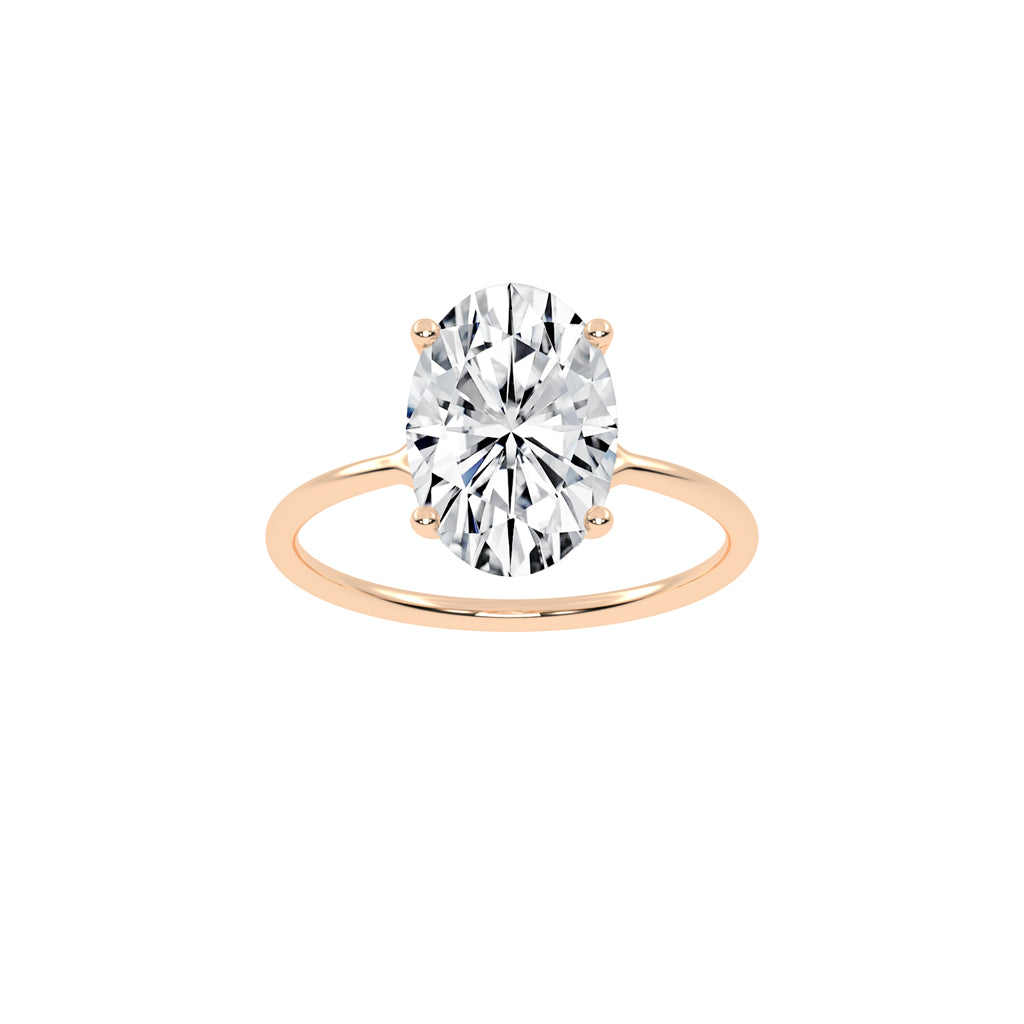 Oval Solitaire Engagement Ring