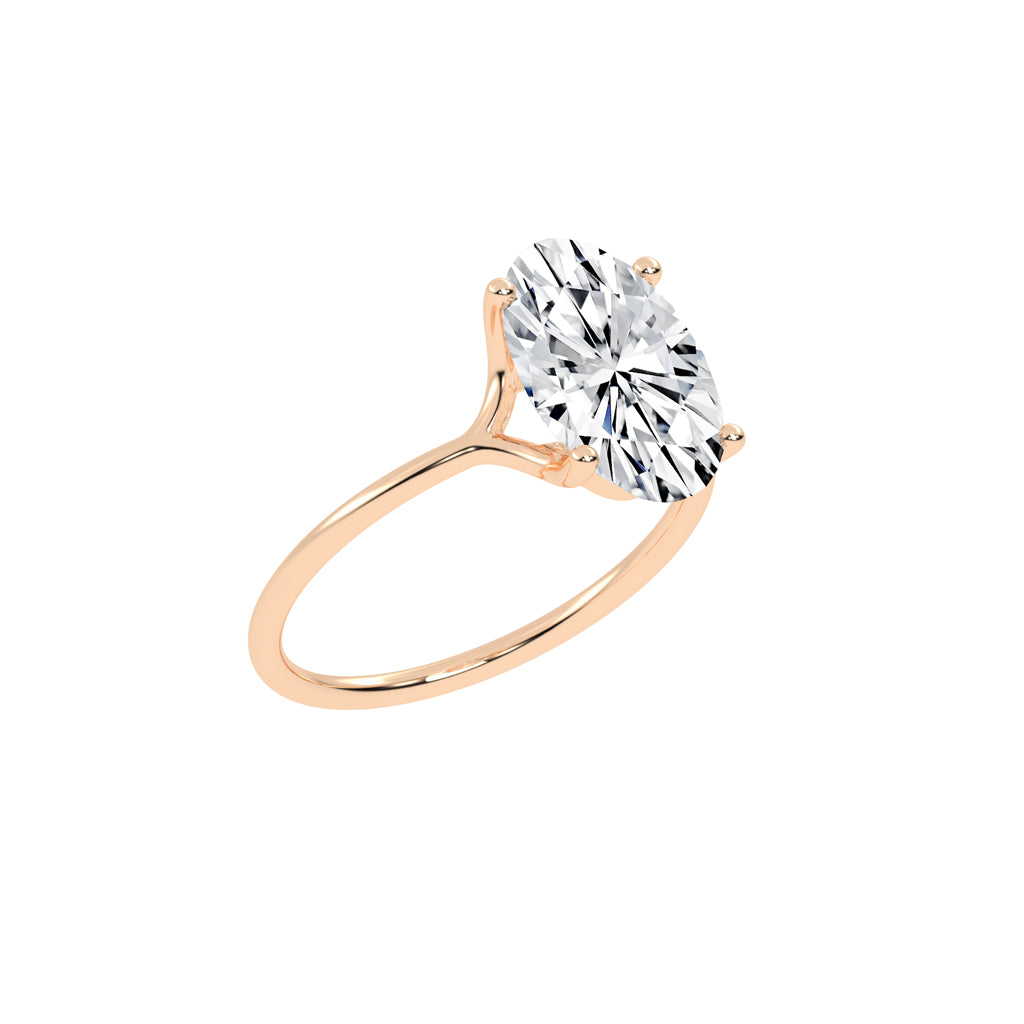Oval Solitaire Engagement Ring