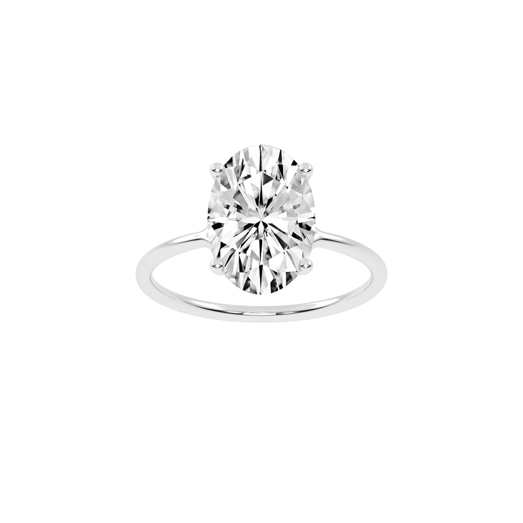 Oval Solitaire Engagement Ring