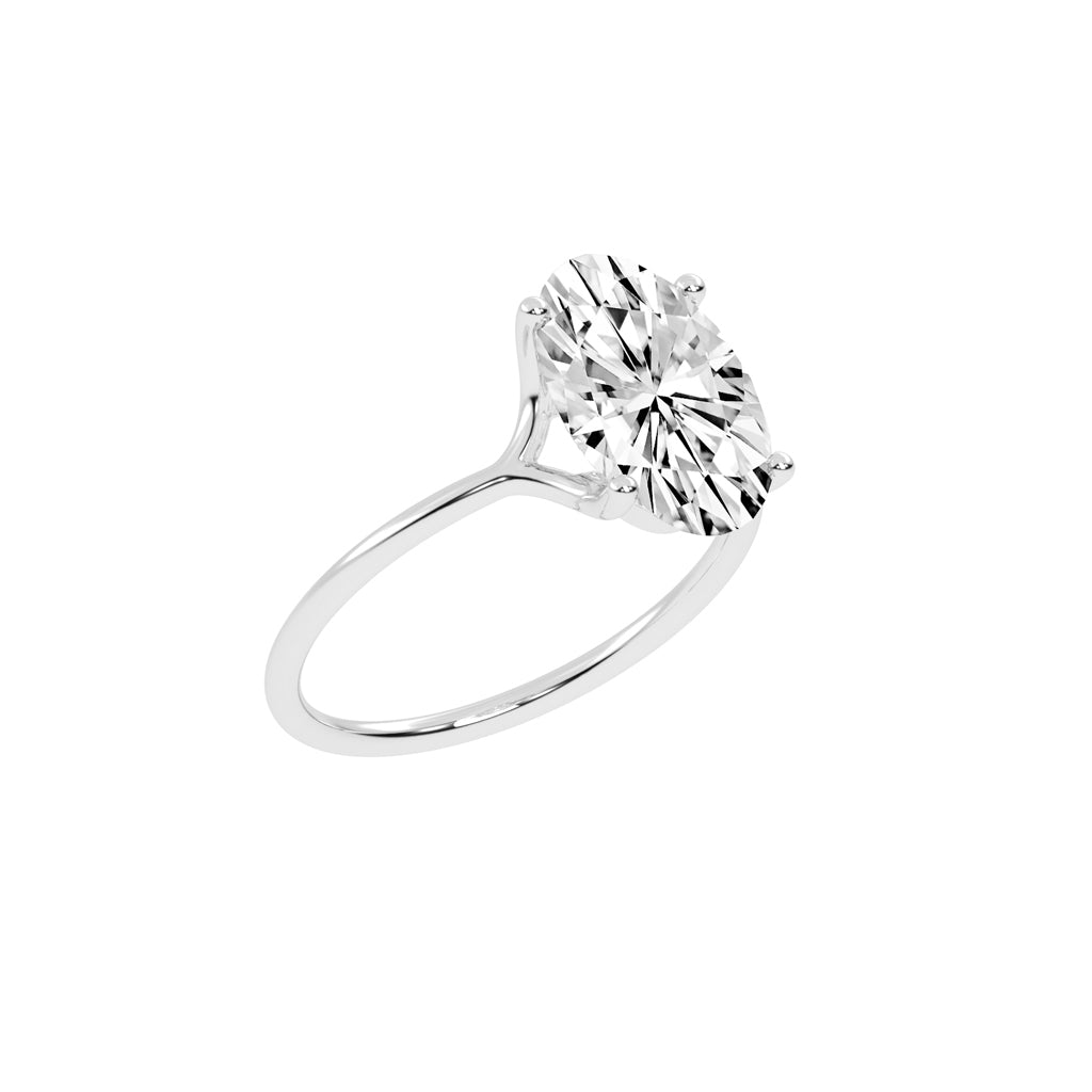 Oval Solitaire Engagement Ring