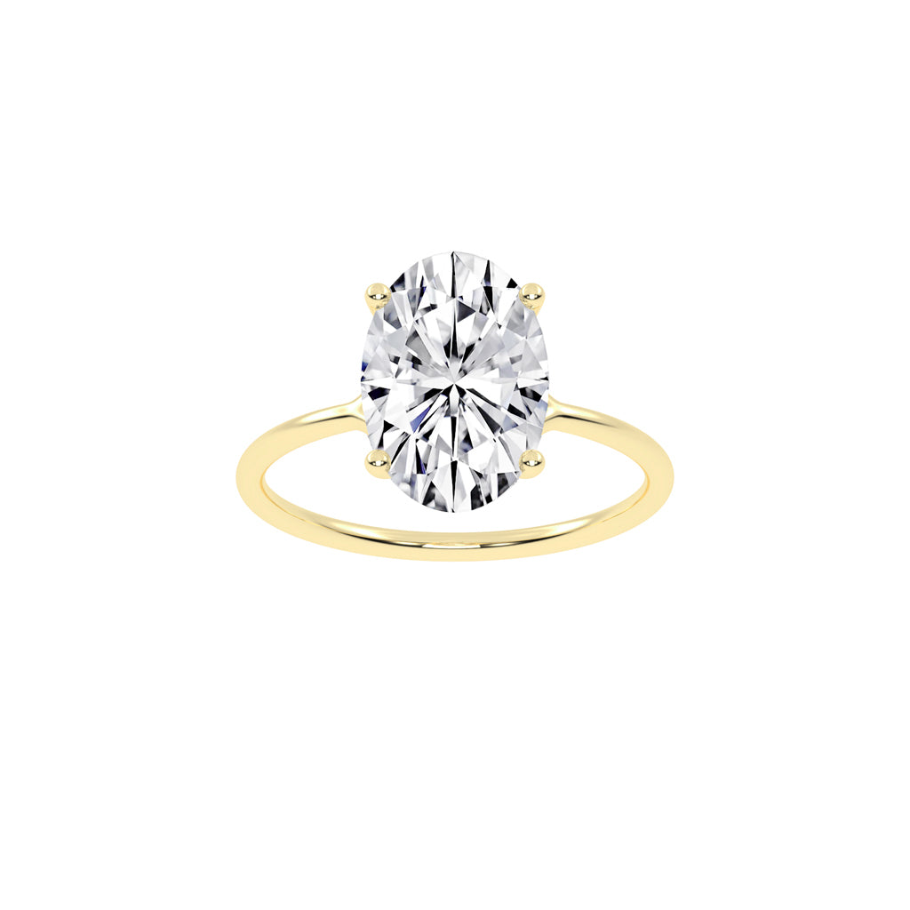 Oval Solitaire Engagement Ring