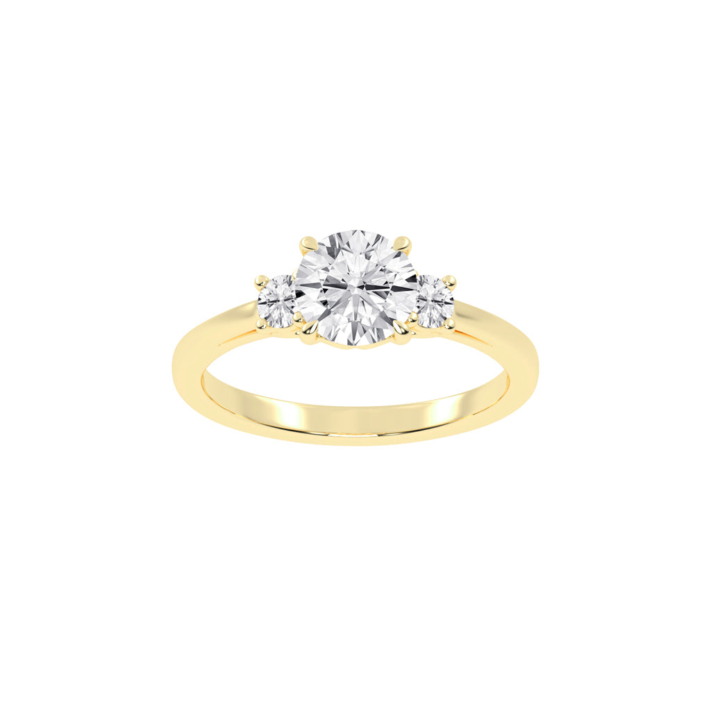 Classic Three-Stone Engagement Ring