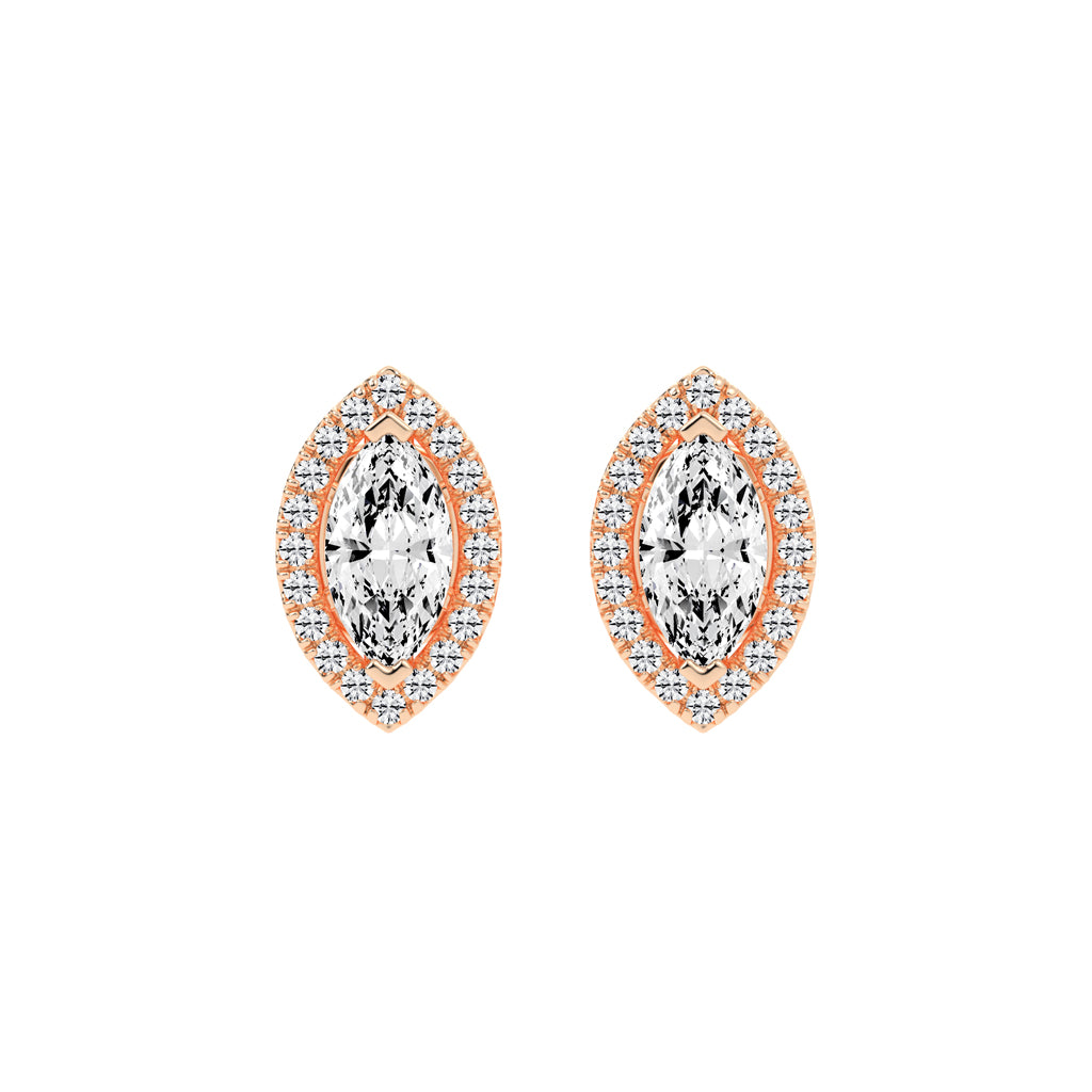 Luminous Marquise Blossom Studs