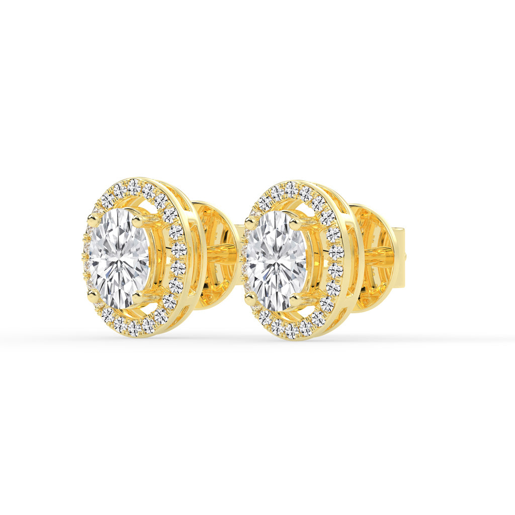 Seraphina Halo Studs