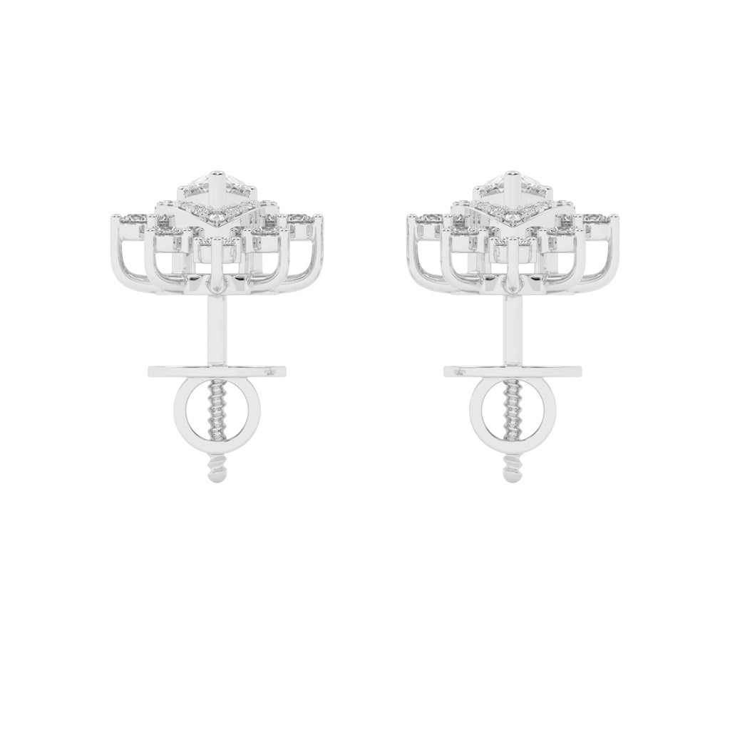 Aurora Drip – Teardrop Cluster Earrings