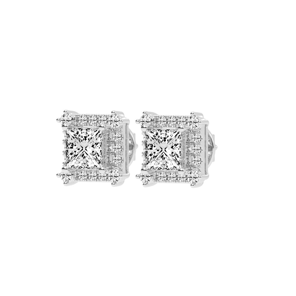 Cavara Classic Lab Diamond Stud Earrings