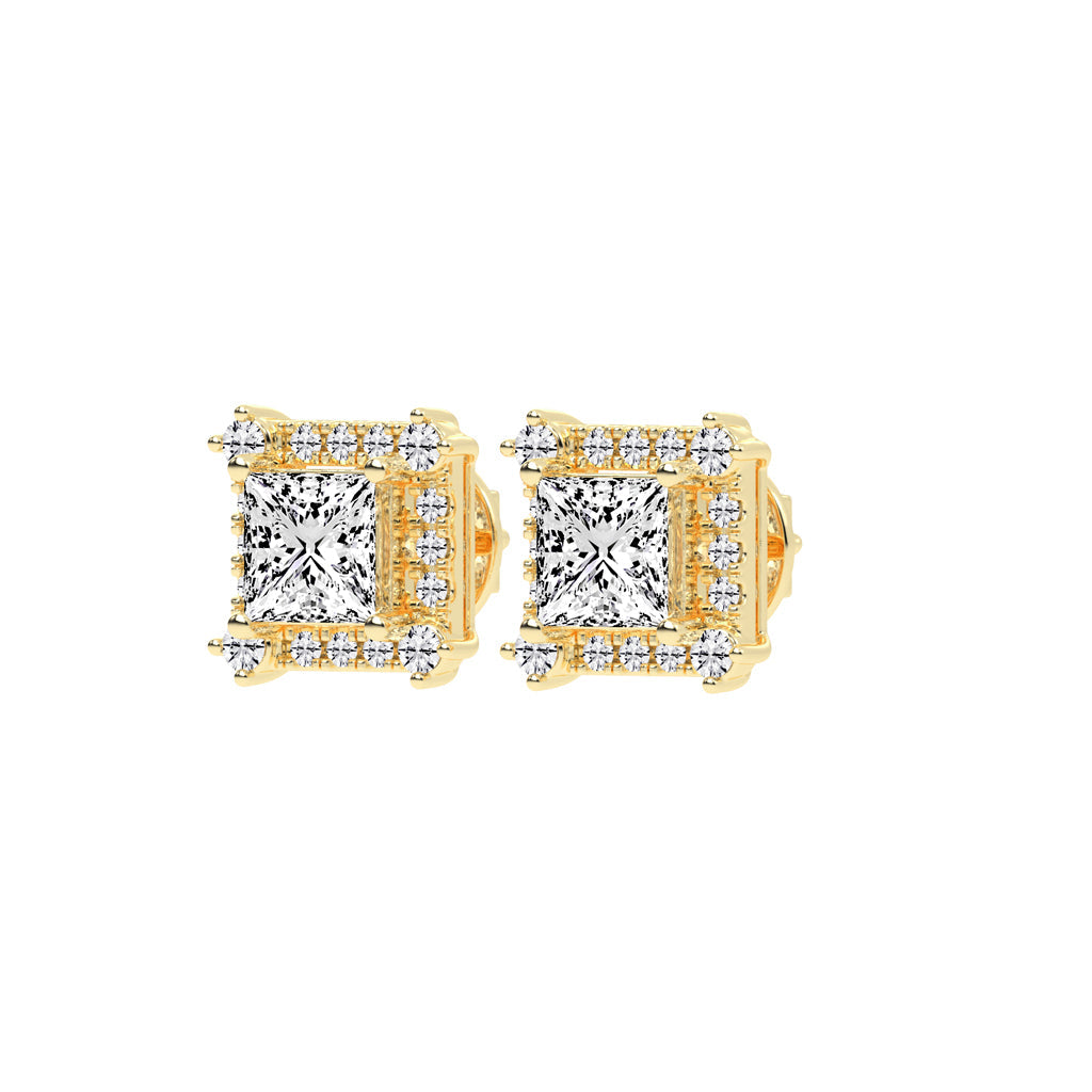 Cavara Classic Lab Diamond Stud Earrings