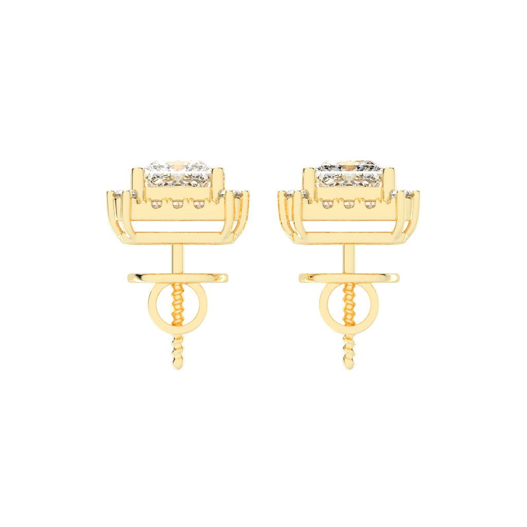 Cavara Classic Lab Diamond Stud Earrings