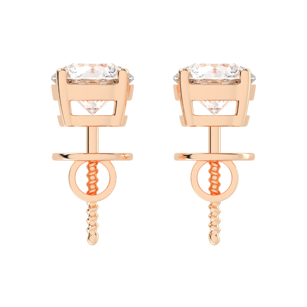 Serenya Pure Lab Diamond Stud Earrings
