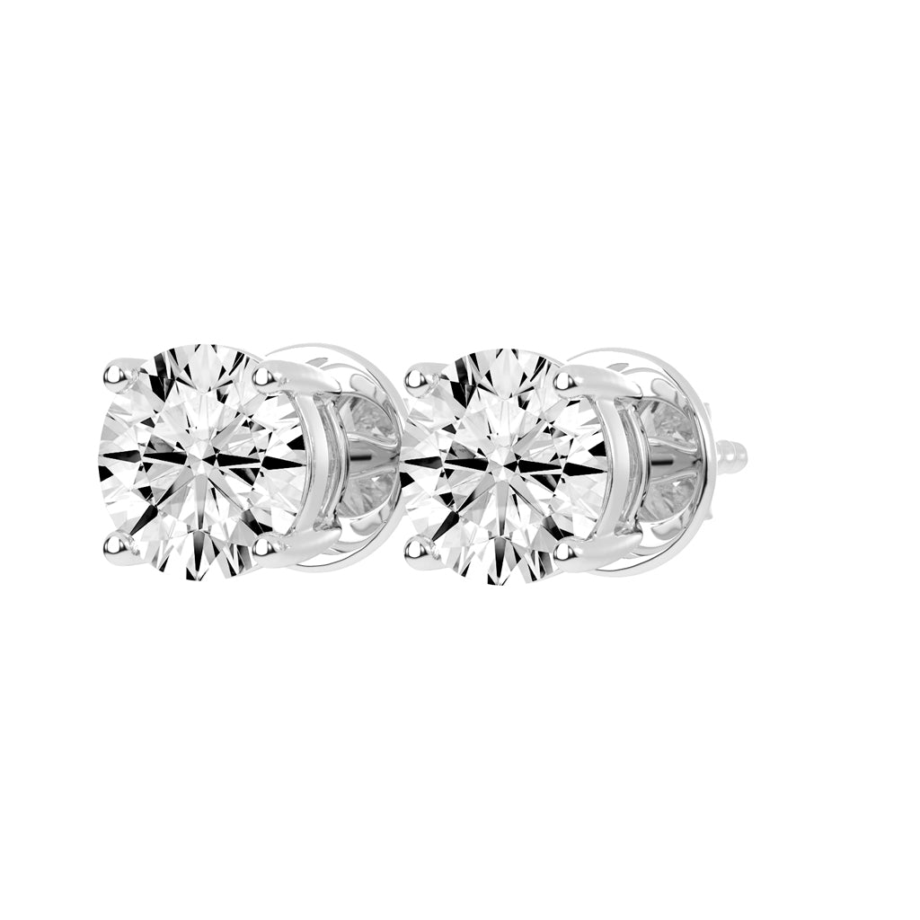Serenya Pure Lab Diamond Stud Earrings