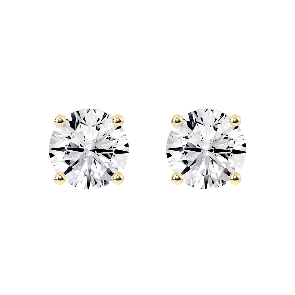 Serenya Pure Lab Diamond Stud Earrings