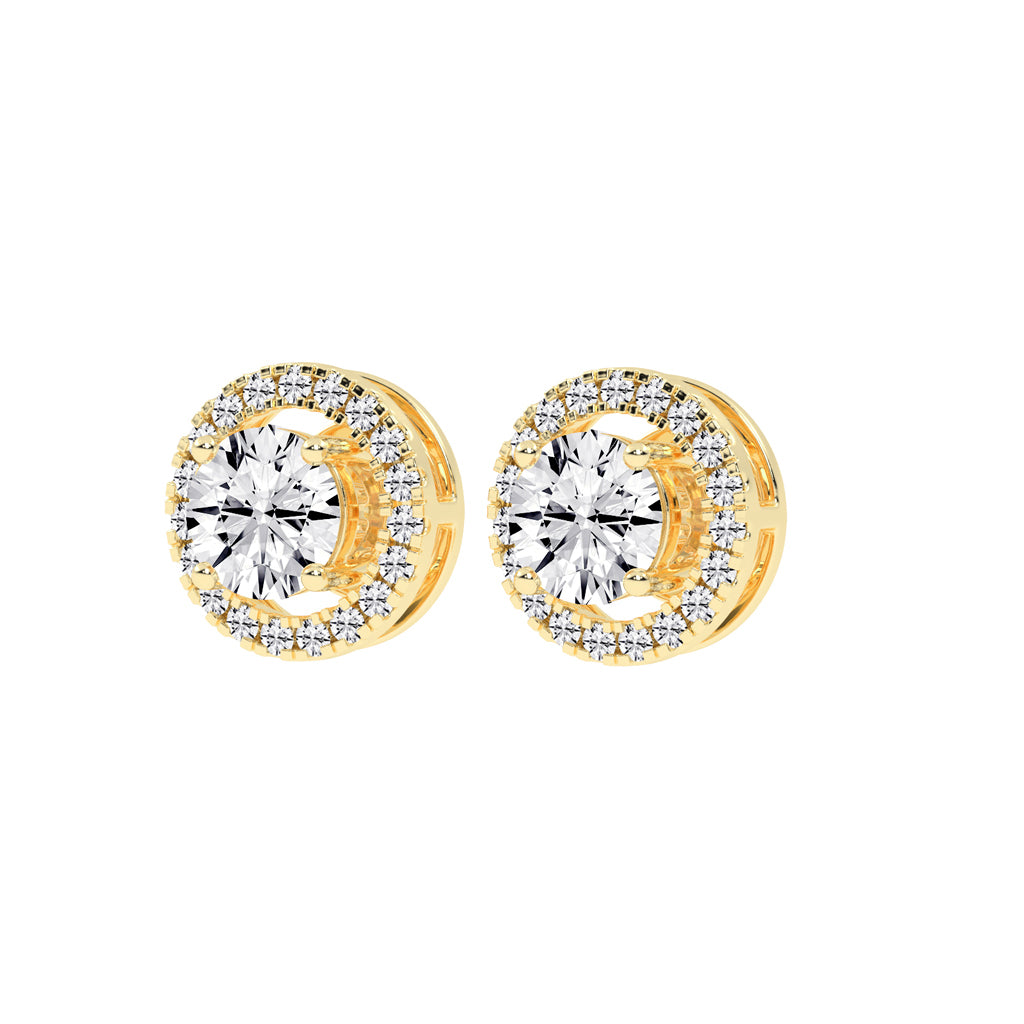 Maelis Everyday Luxe Lab Diamond Stud Earrings