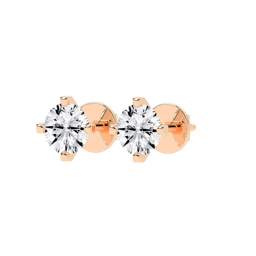 Evana Classic Light Lab Diamond Stud Earrings
