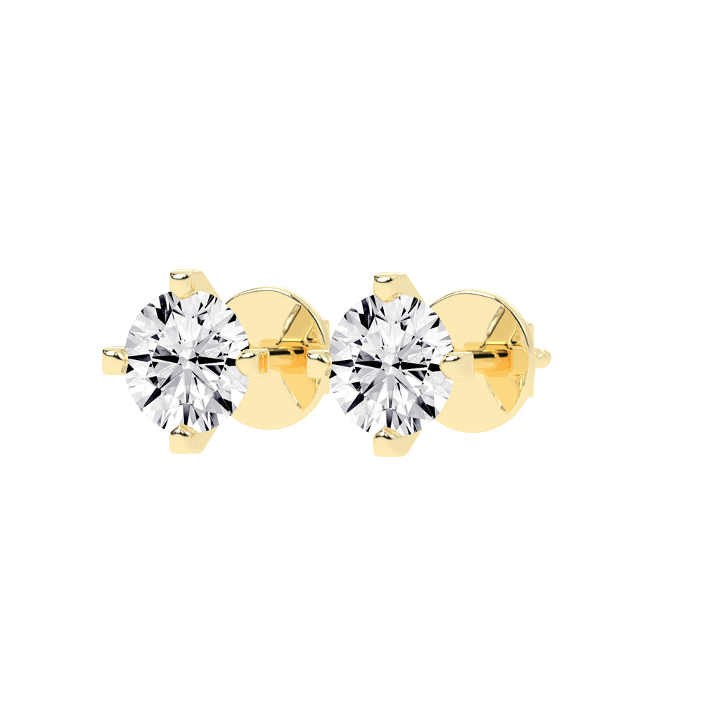 Evana Classic Light Lab Diamond Stud Earrings