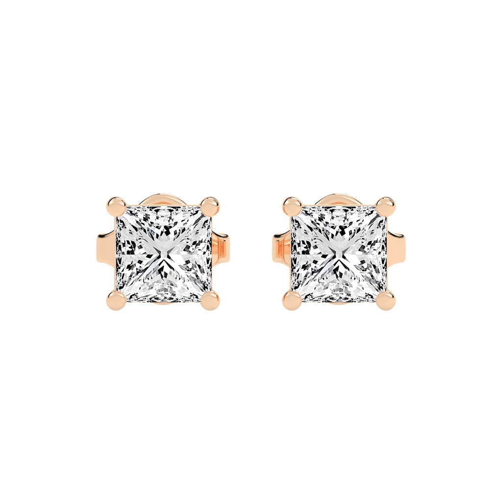 Elowen Classic Lab Diamond Stud Earrings