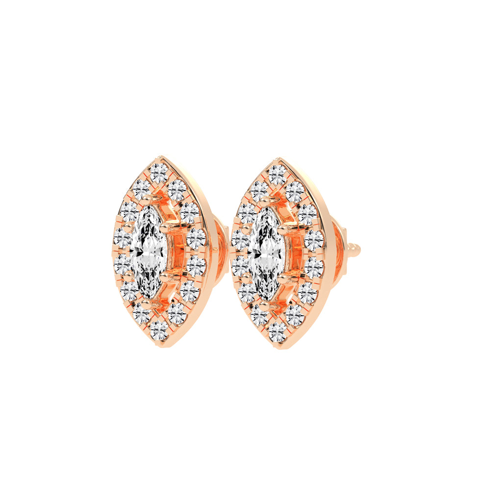 "Aurora Bloom" Marquise Statement Earrings