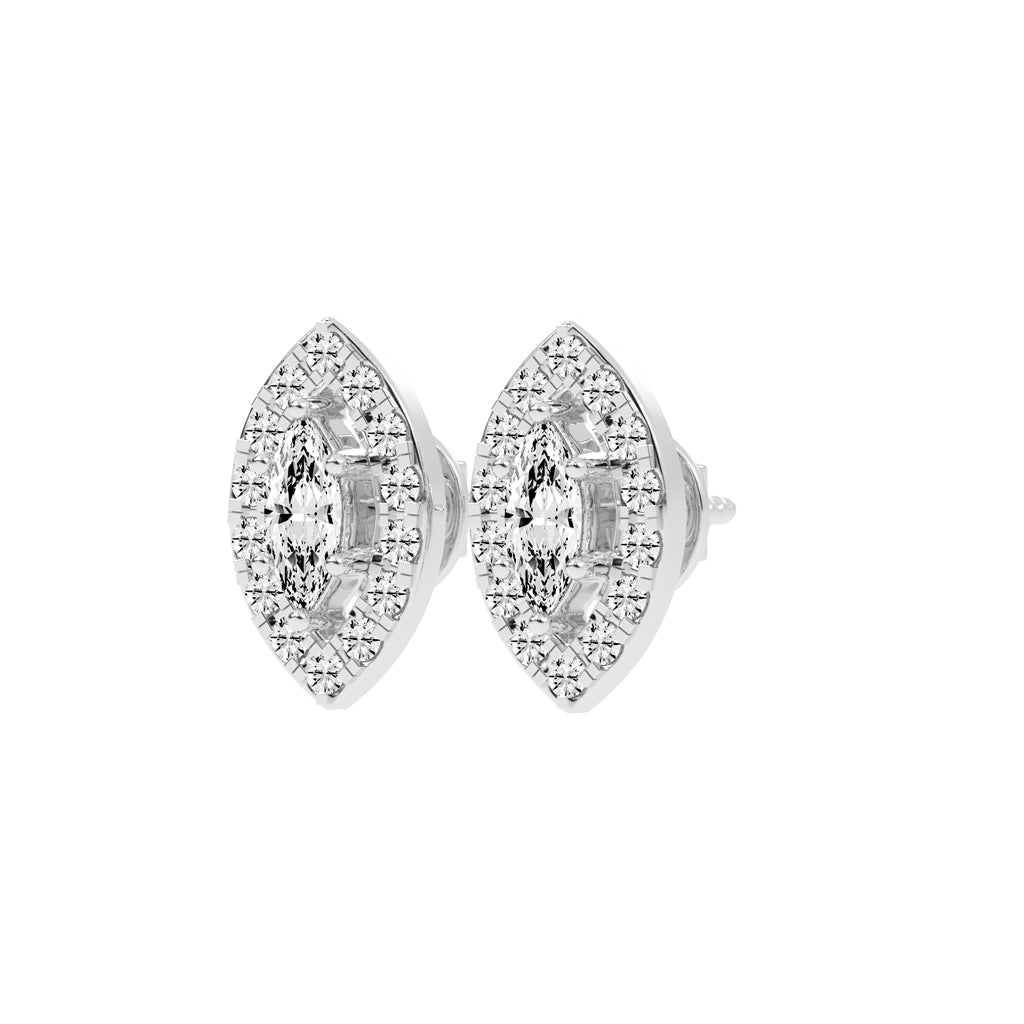 "Aurora Bloom" Marquise Statement Earrings
