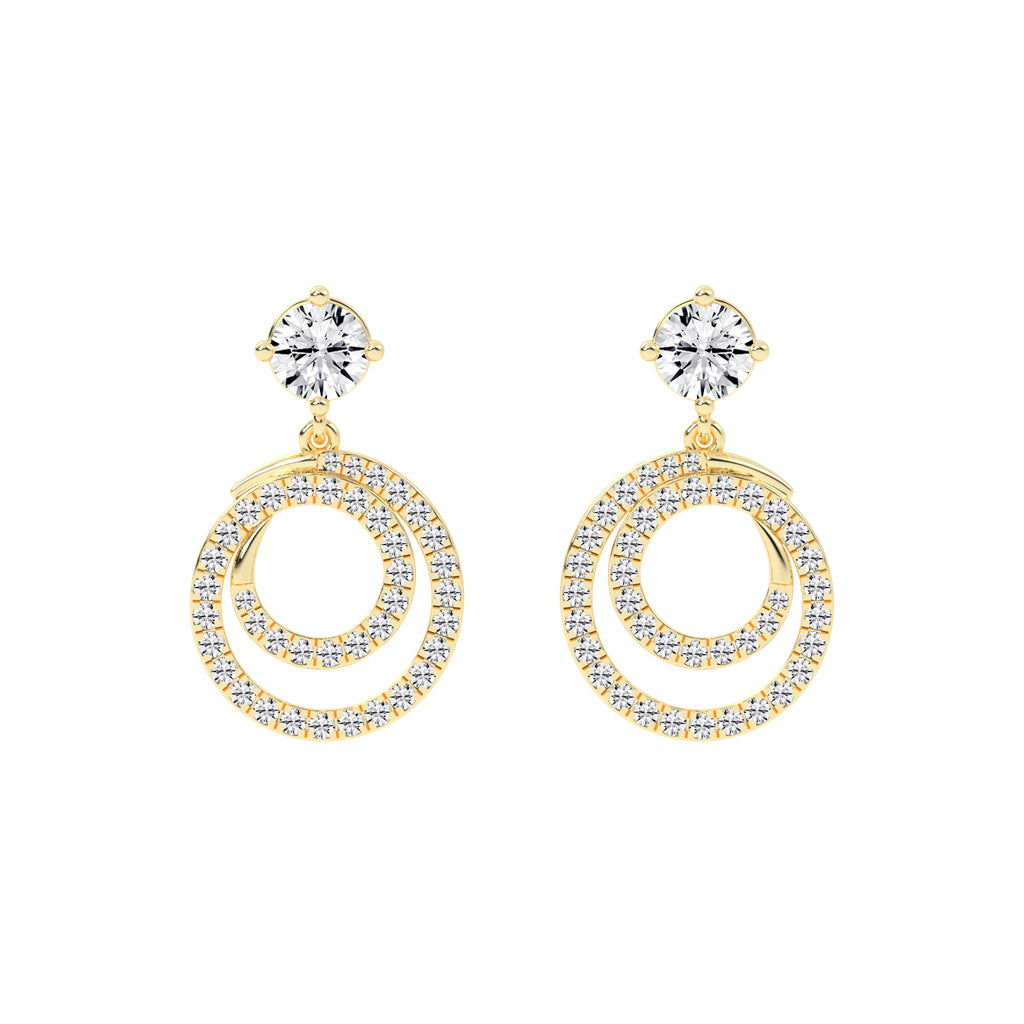 Orbiting Radiance Drop Earrings