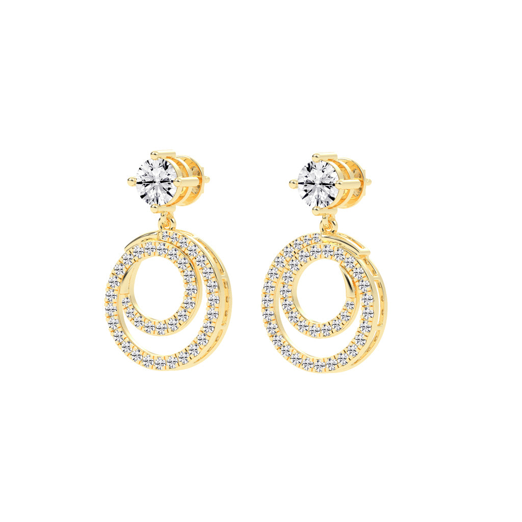 Orbiting Radiance Drop Earrings