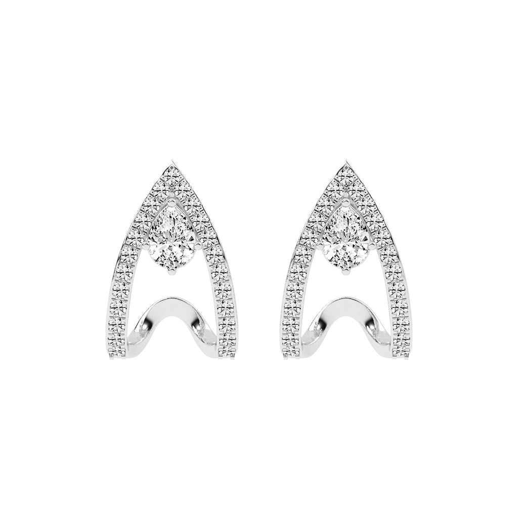Apex Sparkle Contour Earrings