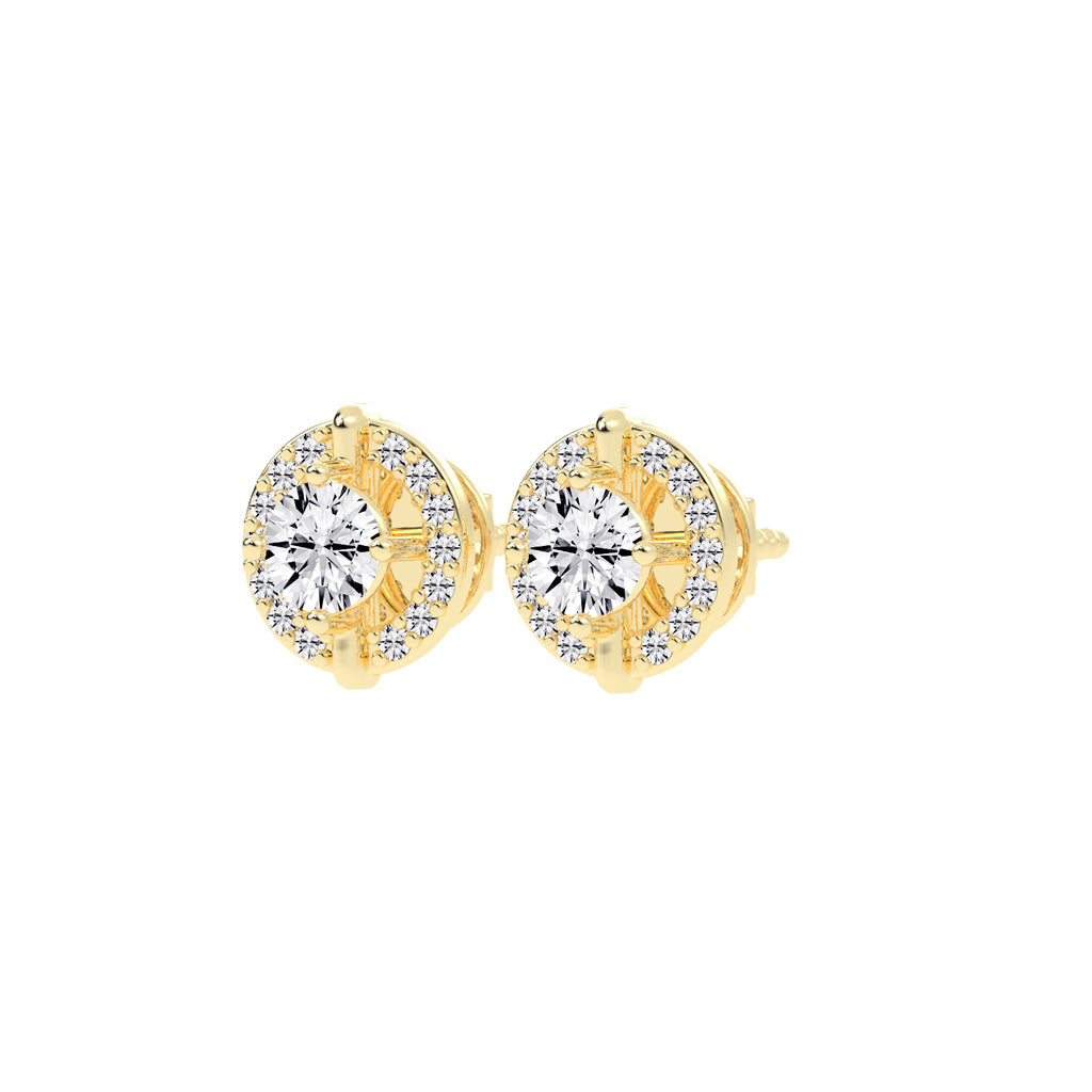 Compass Star Halo Studs