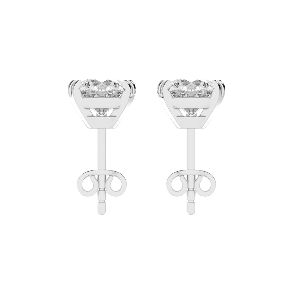 Minimalist Trio-Prong Stud Earrings