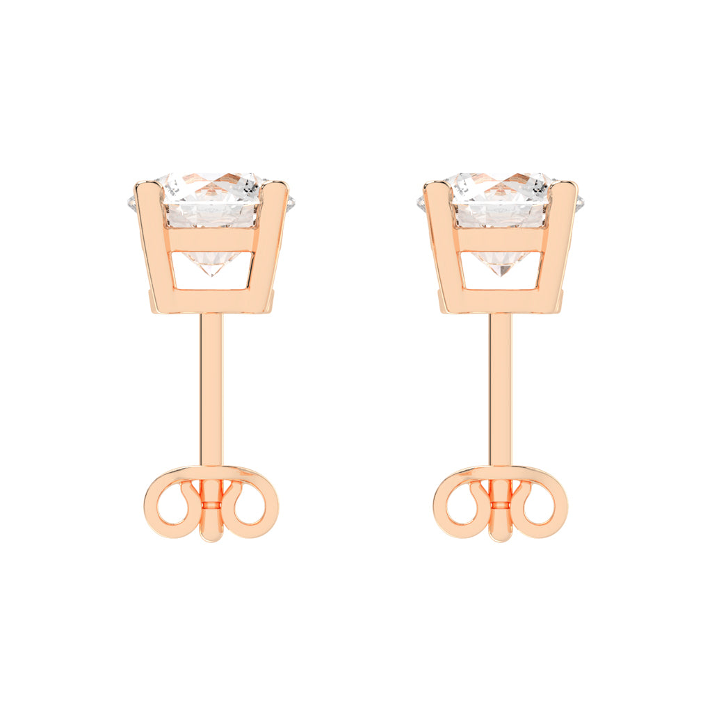The Blush Solitaire Studs