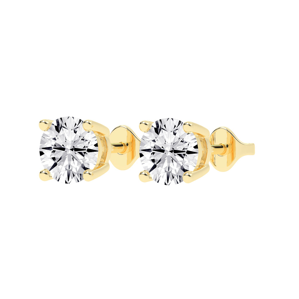 The Blush Solitaire Studs