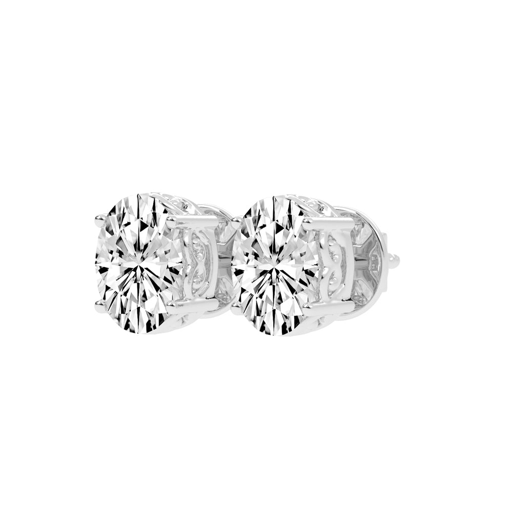 Artisan Blossom Diamond Solitaire Studs