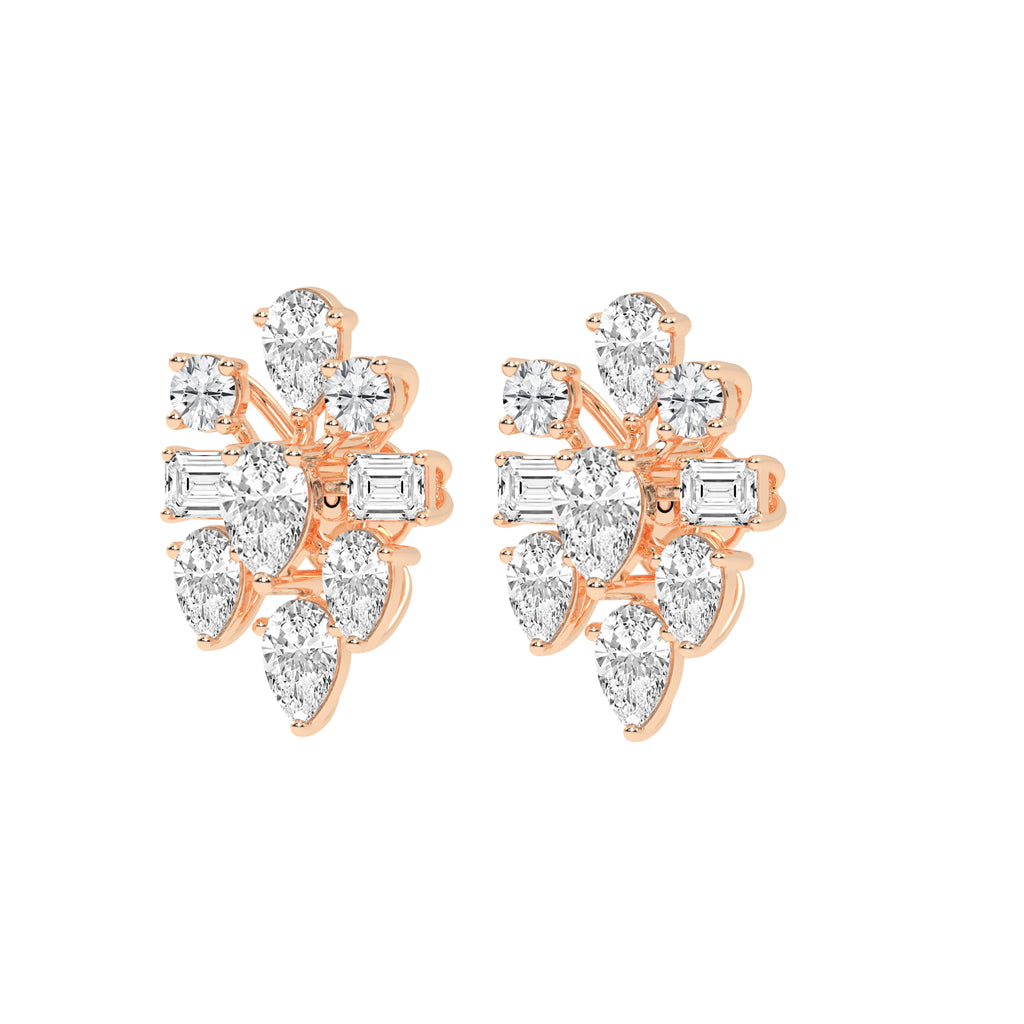 Aurora Blossom Cluster Studs