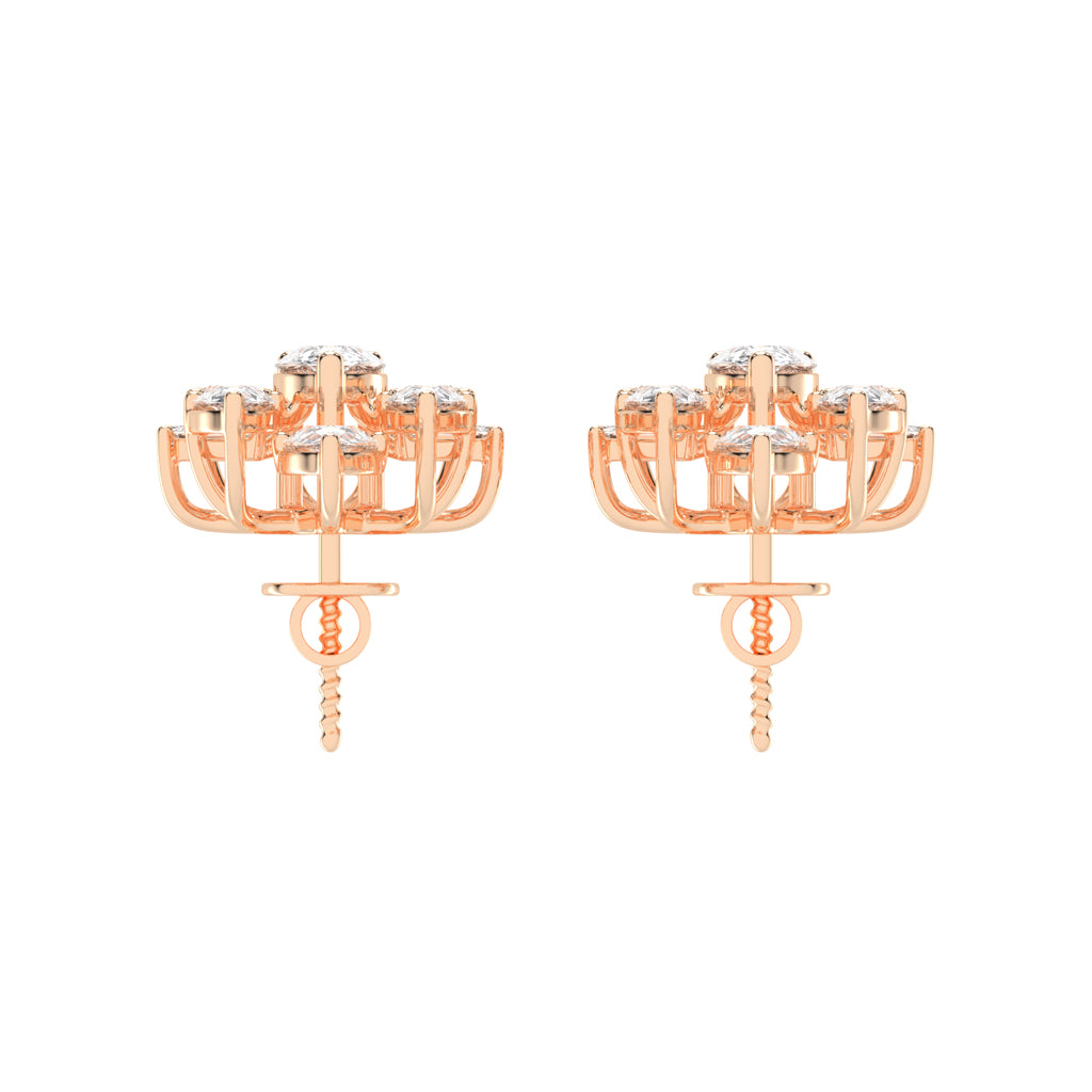 Aurora Blossom Cluster Studs