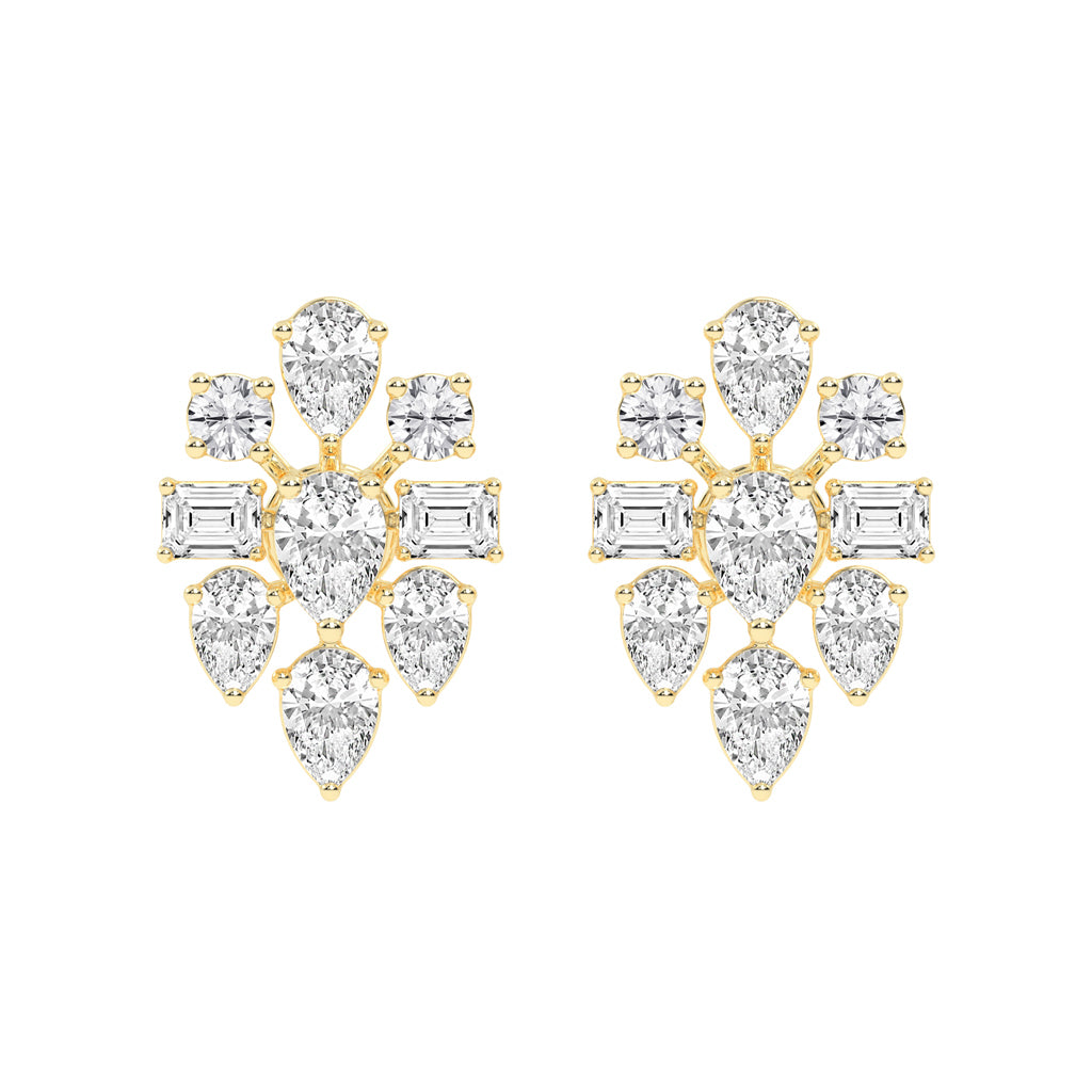 Aurora Blossom Cluster Studs